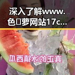 深入了解 www.色😍萝网站17c终极手册:引领怀化市网络新潮流