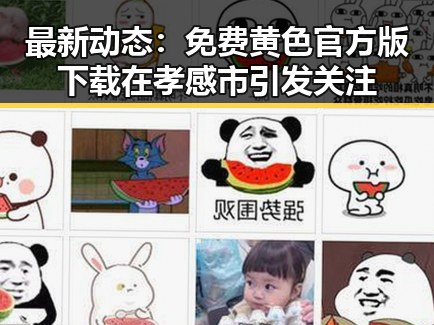 最新动态：免费黄色官方版下载在孝感市引发关注