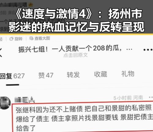 《速度与激情4》：扬州市影迷的热血记忆与反转呈现