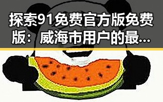 探索91免费官方版免费版：威海市用户的最佳选择