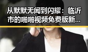 从默默无闻到闪耀:临沂市的啪啪视频免费版新风潮