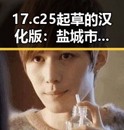 17.c25起草的汉化版:盐城市最新研究成果引发关注