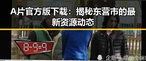 A片官方版下载：揭秘东营市的最新资源动态