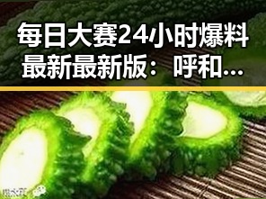 每日大赛24小时爆料最新最新版：呼和浩特市热点动态全解析