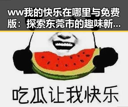 ww我的快乐在哪里与免费版：探索东莞市的趣味新体验