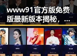 www91官方版免费版最新版本揭秘，海口市用户体验持续升级