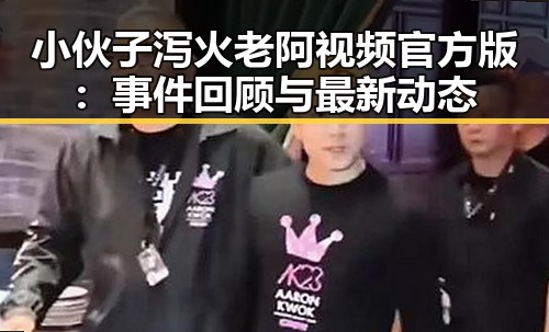 小伙子泻火老阿视频官方版：事件回顾与最新动态