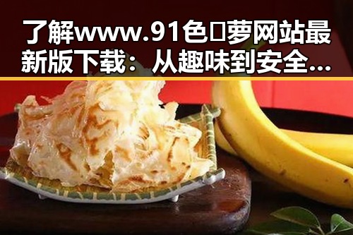 了解www.91色😍萝网站最新版下载:从趣味到安全的全面指南