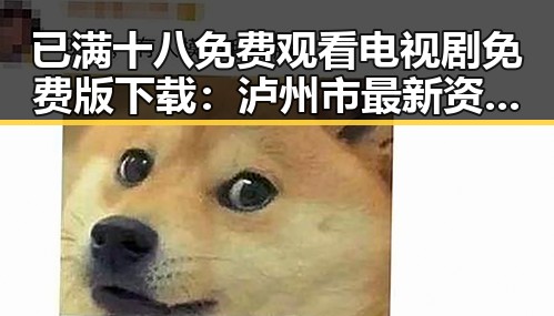 已满十八免费观看电视剧免费版下载：泸州市最新资源揭秘