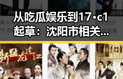 从吃瓜娱乐到17·c1起草：沈阳市相关背景的演变与影响