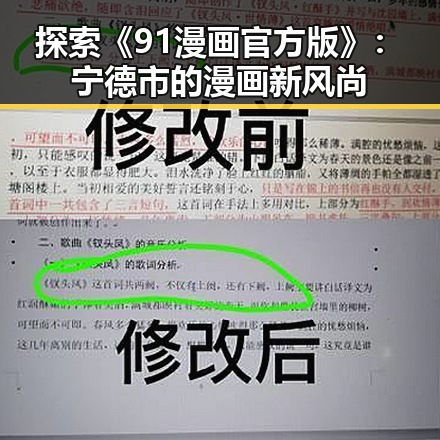 探索《91漫画官方版》：宁德市的漫画新风尚