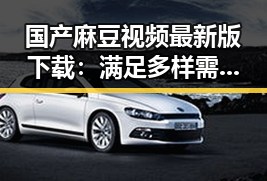 国产麻豆视频最新版下载：满足多样需求的优质选择