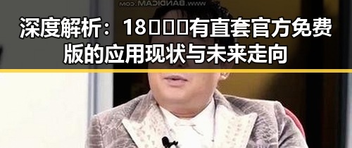 深度解析：18❌❌❌有直套官方免费版的应用现状与未来走向