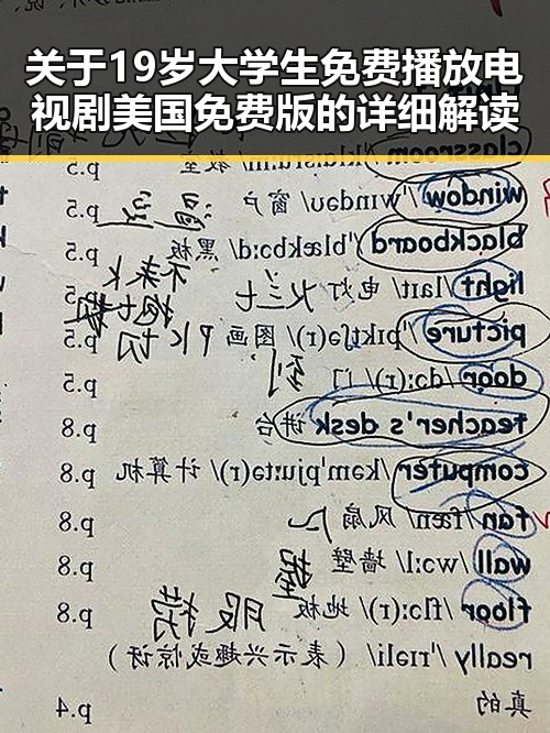 关于19岁大学生免费播放电视剧美国免费版的详细解读