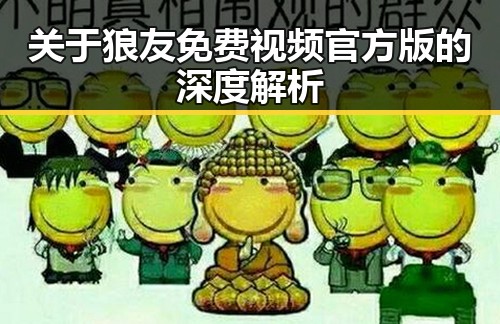 关于狼友免费视频官方版的深度解析