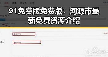 91免费版免费版：河源市最新免费资源介绍