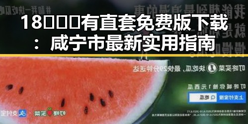 18❌❌❌有直套免费版下载：咸宁市最新实用指南
