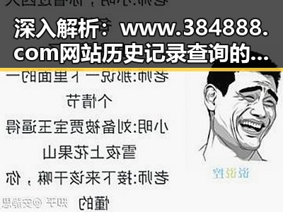 深入解析: www.384888.com网站历史记录查询的背景与应用