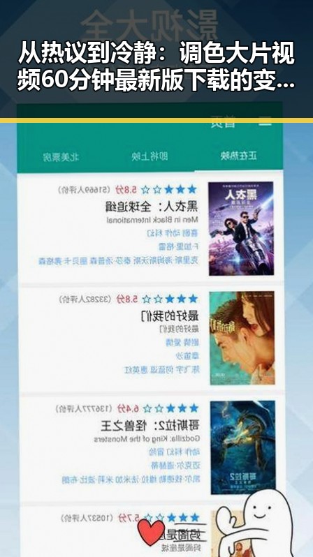 从热议到冷静：调色大片视频60分钟最新版下载的变化与反思
