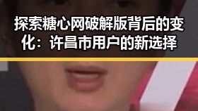 探索糖心网破解版背后的变化：许昌市用户的新选择