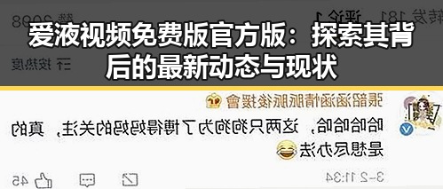 爱液视频免费版官方版：探索其背后的最新动态与现状