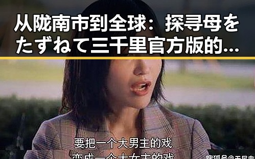 从陇南市到全球:探寻母をたずねて三千里官方版的文化传承与现代意义