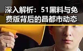 深入解析：51黑料与免费版背后的昌都市动态
