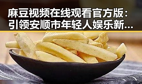 麻豆视频在线观看官方版：引领安顺市年轻人娱乐新体验