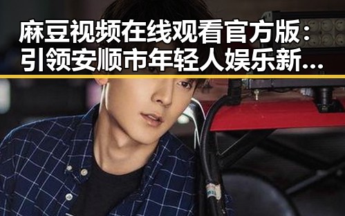 麻豆视频在线观看官方版：引领安顺市年轻人娱乐新体验