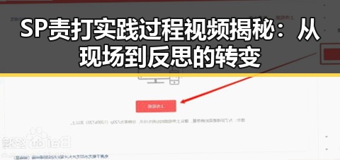 SP责打实践过程视频揭秘：从现场到反思的转变