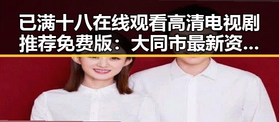 已满十八在线观看高清电视剧推荐免费版:大同市最新资源解析