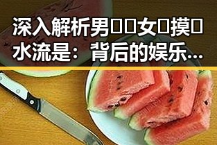 深入解析男🍌❌女🍑摸🐻水流是：背后的娱乐圈现象