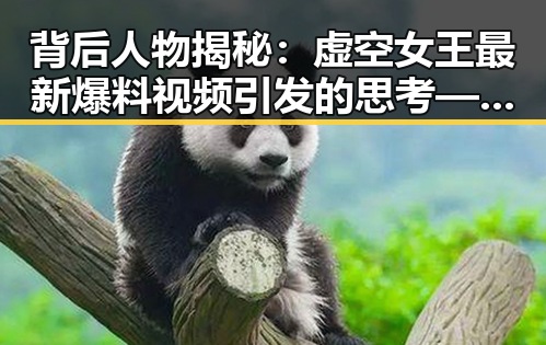 背后人物揭秘：虚空女王最新爆料视频引发的思考——撸撸射官方版