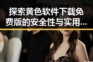 探索黄色软件下载免费版的安全性与实用性
