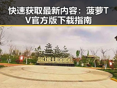 快速获取最新内容：菠萝TV官方版下载指南