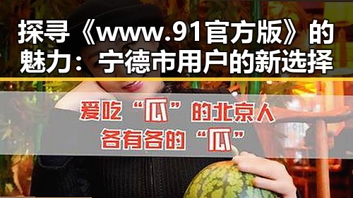 探寻《www.91官方版》的魅力：宁德市用户的新选择