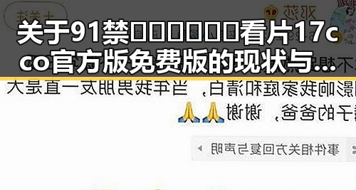 关于91禁🍆🍑🔞❌❌❌看片17cco官方版免费版的现状与分析